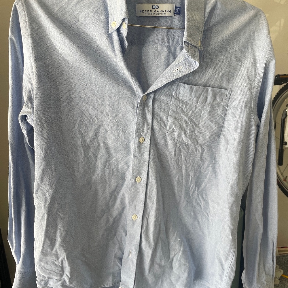 Peter Manning Size 3 button up casual long sleeve short
